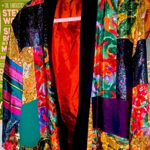 Maggie Shepherd Silk Blend Evening Jacket, XL